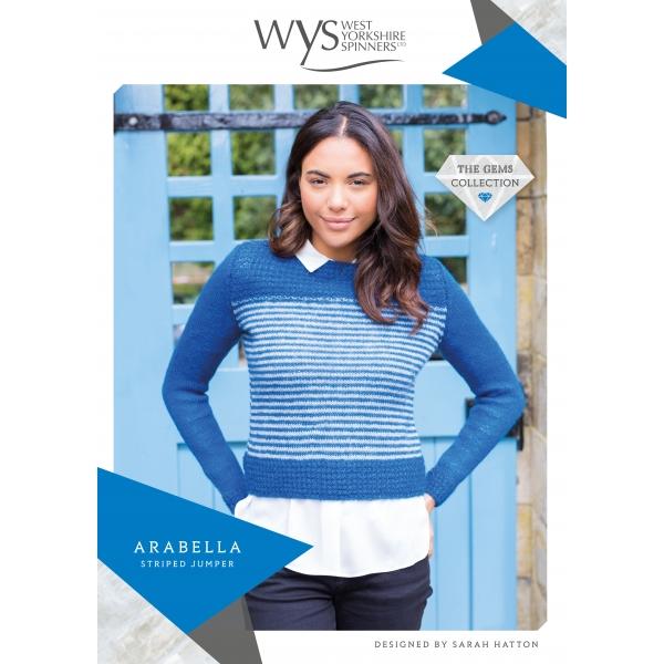 WYS Arabella Striped Jumper - Pattern Only