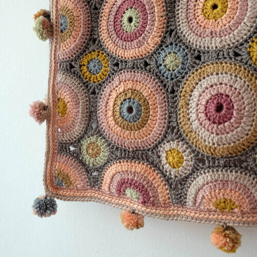 Magic Circles Crochet Scarf by Janie Crow