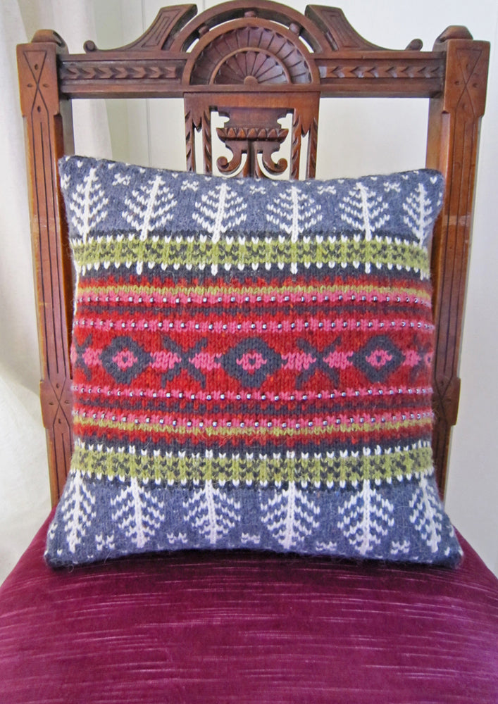 Norwegian Wood Cushion Cover - Pattern by Janie Crow