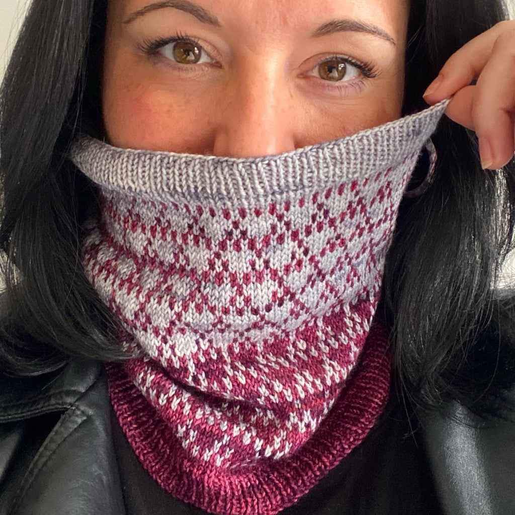 Winter Peaks Cowl - Printed Pattern