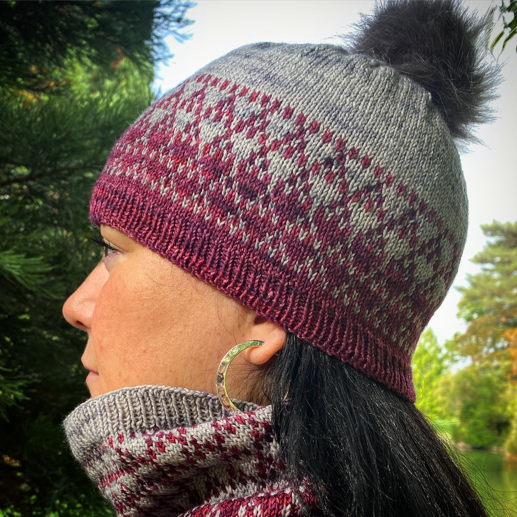 Winter Peaks Hat - Printed Pattern