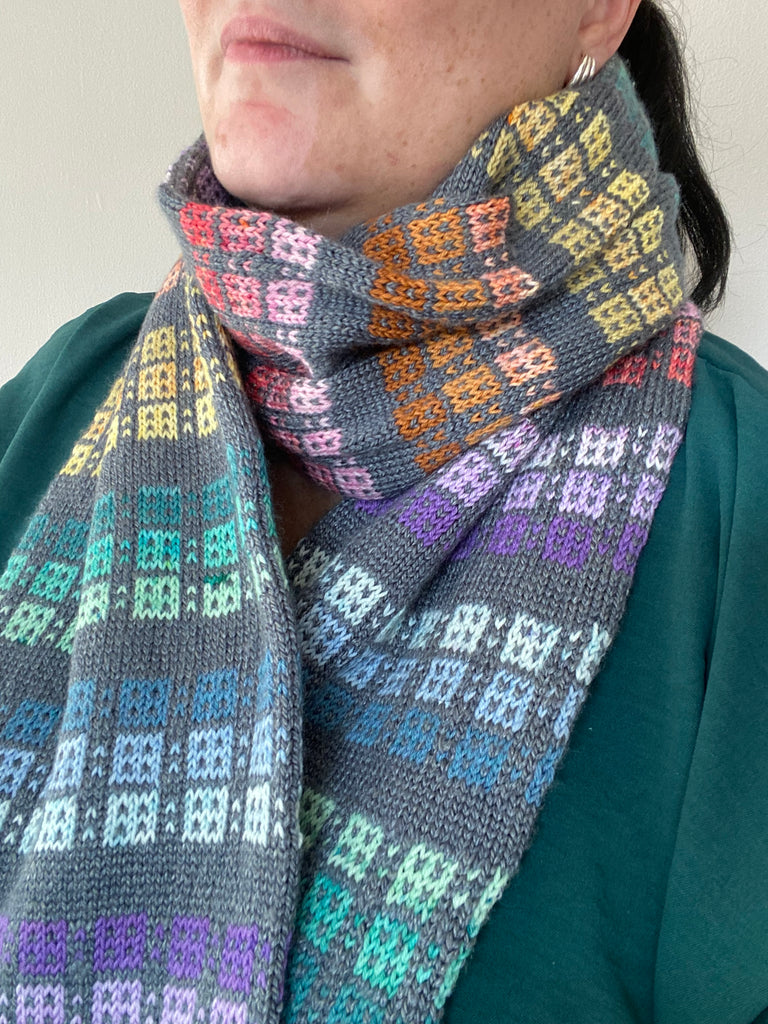 Block Party Scarf - Printed Pattern