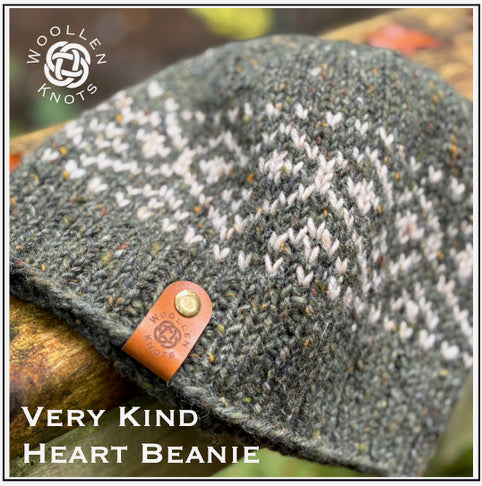 Very Kind Heart Beanie Kit | Traditions Aran Donegal Tweed