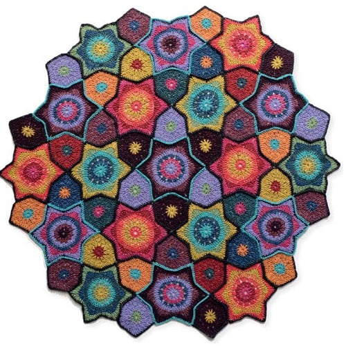 Jewelled Star Crochet Blanket Pattern