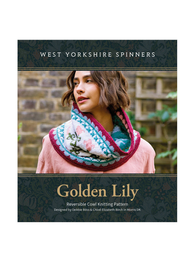 WYS Golden Lily Reversible Cowl - Pattern Only