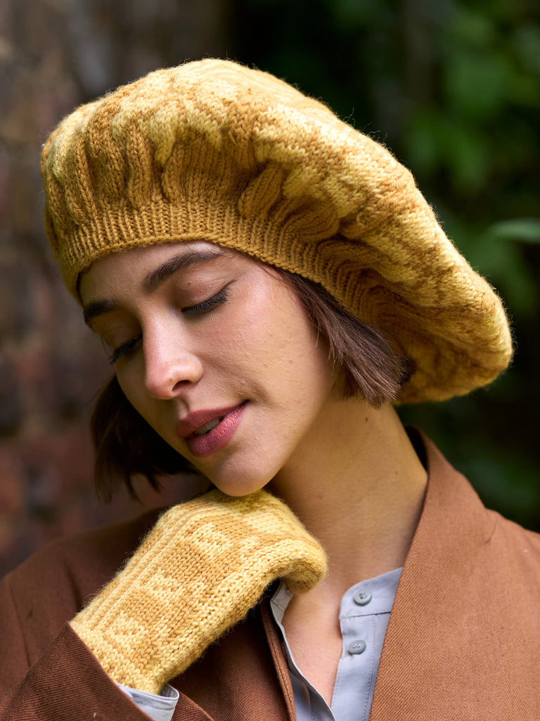 WYS Arcadia Beret and Mittens - Pattern Only – FolkloreYarns