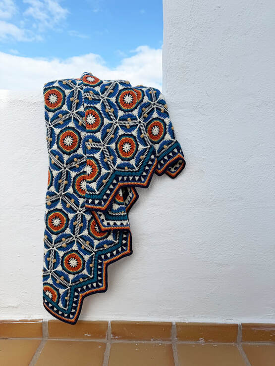Sevilla Crochet Blanket - Pattern by Janie Crow