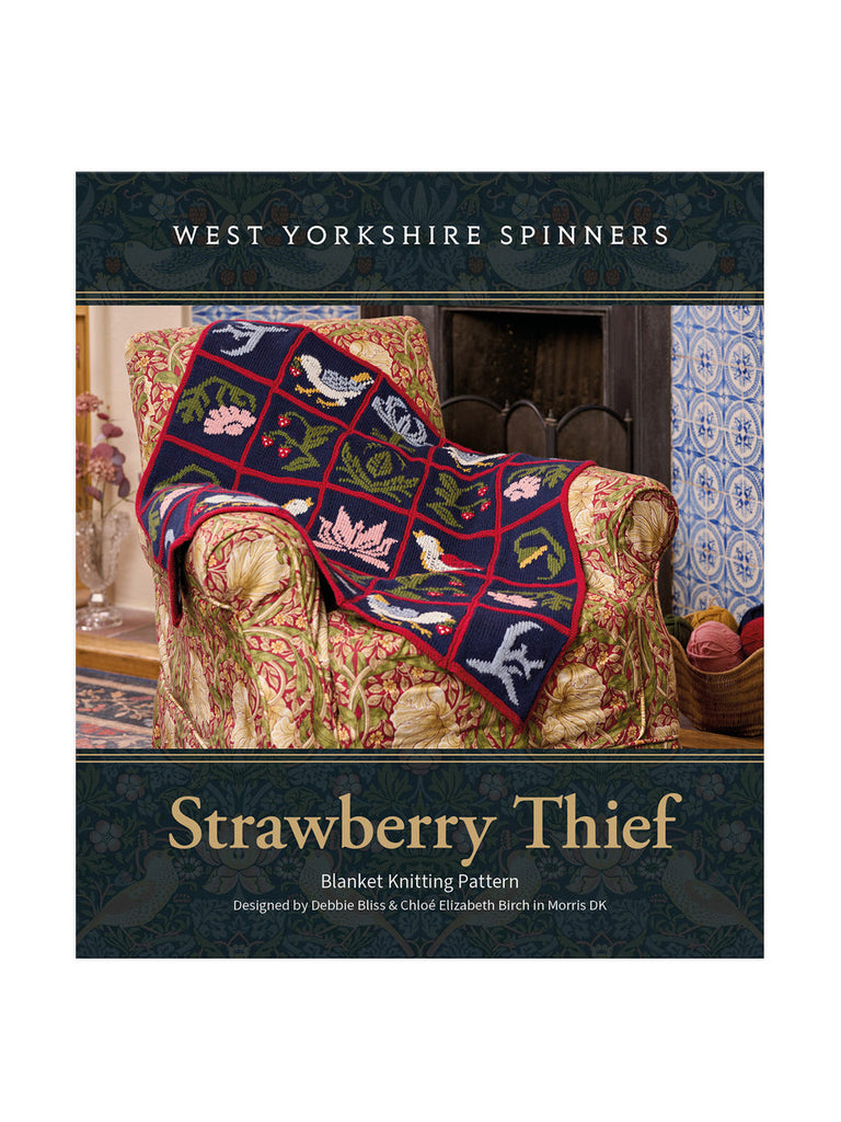 WYS Strawberry Thief Blanket- Pattern Only