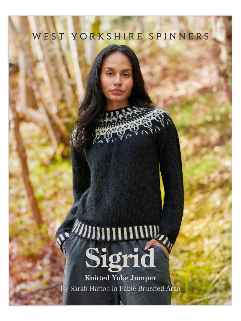 WYS Sigrid Knitted Yoke Jumper - Pattern Only