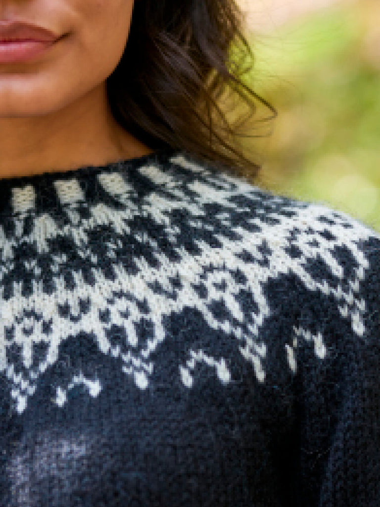 WYS Sigrid Knitted Yoke Jumper - Pattern Only – FolkloreYarns