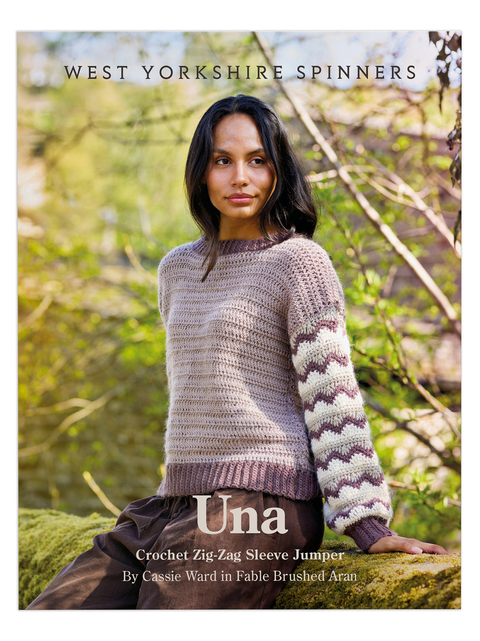 WYS Una Crochet Zig-Zag Sleeve Jumper - Pattern Only – FolkloreYarns