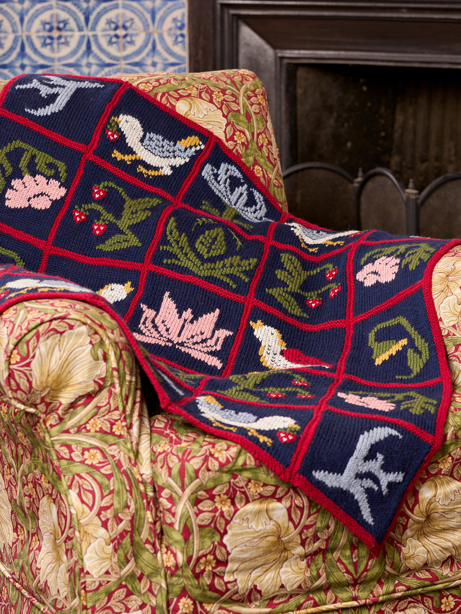 WYS Strawberry Thief Blanket- Pattern Only – FolkloreYarns