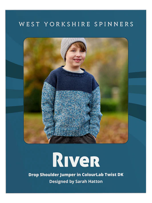 WYS River, Kids Drop Shoulder Jumper - Pattern Only
