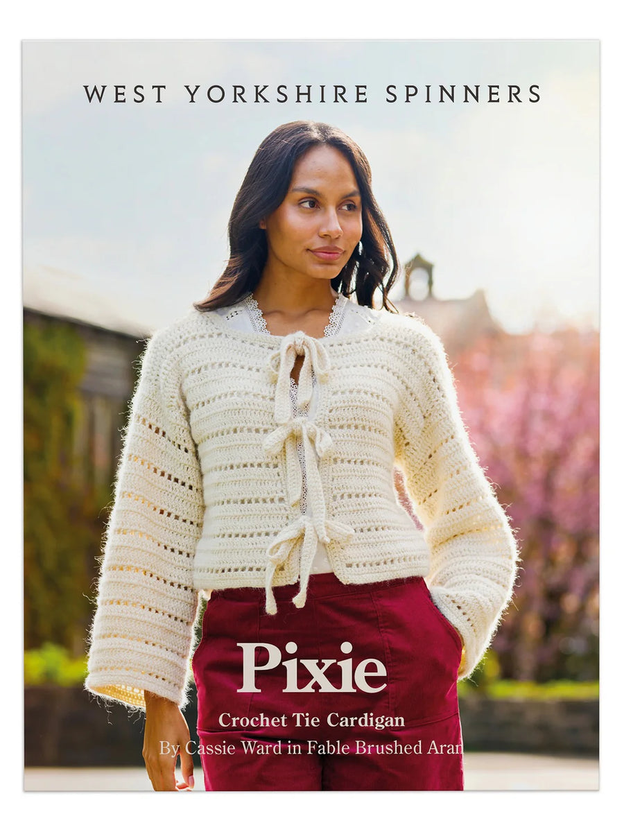 WYS Pixie Tie Cardigan - Pattern Only – FolkloreYarns