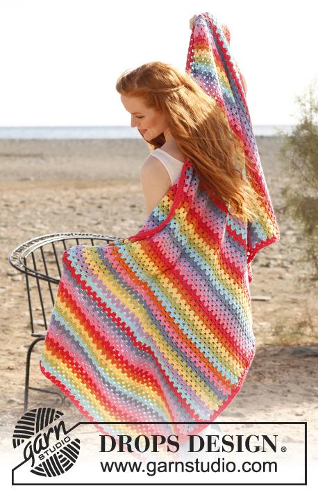 Rainbow's End Crochet Blanket Kit