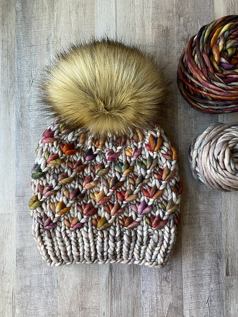 Lotus Flower Beanie Kit – FolkloreYarns