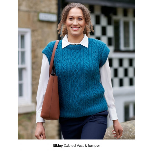 WYS Fleece Family Collection Knitting Pattern Book by Sarah Hatton