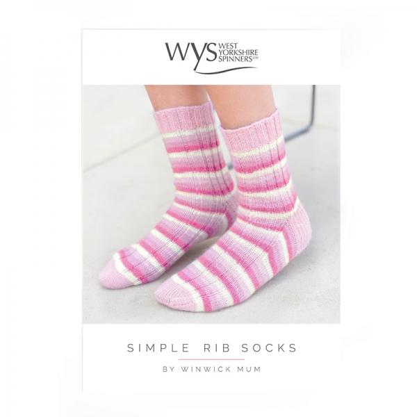 WYS Simple Rib Socks - Pattern Only