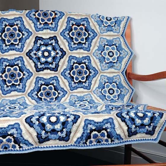 Delft Crochet Blanket Pattern