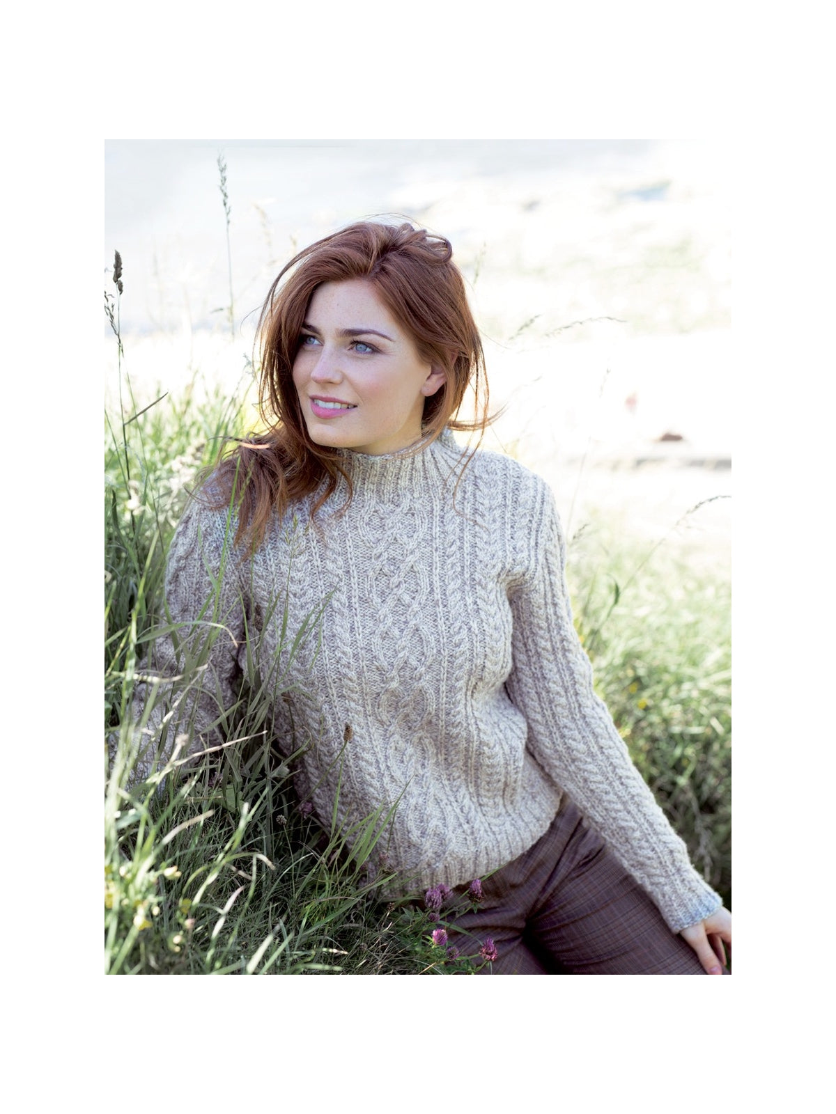 WYS Croft Alana Cabled Sweater - Pattern Only – FolkloreYarns